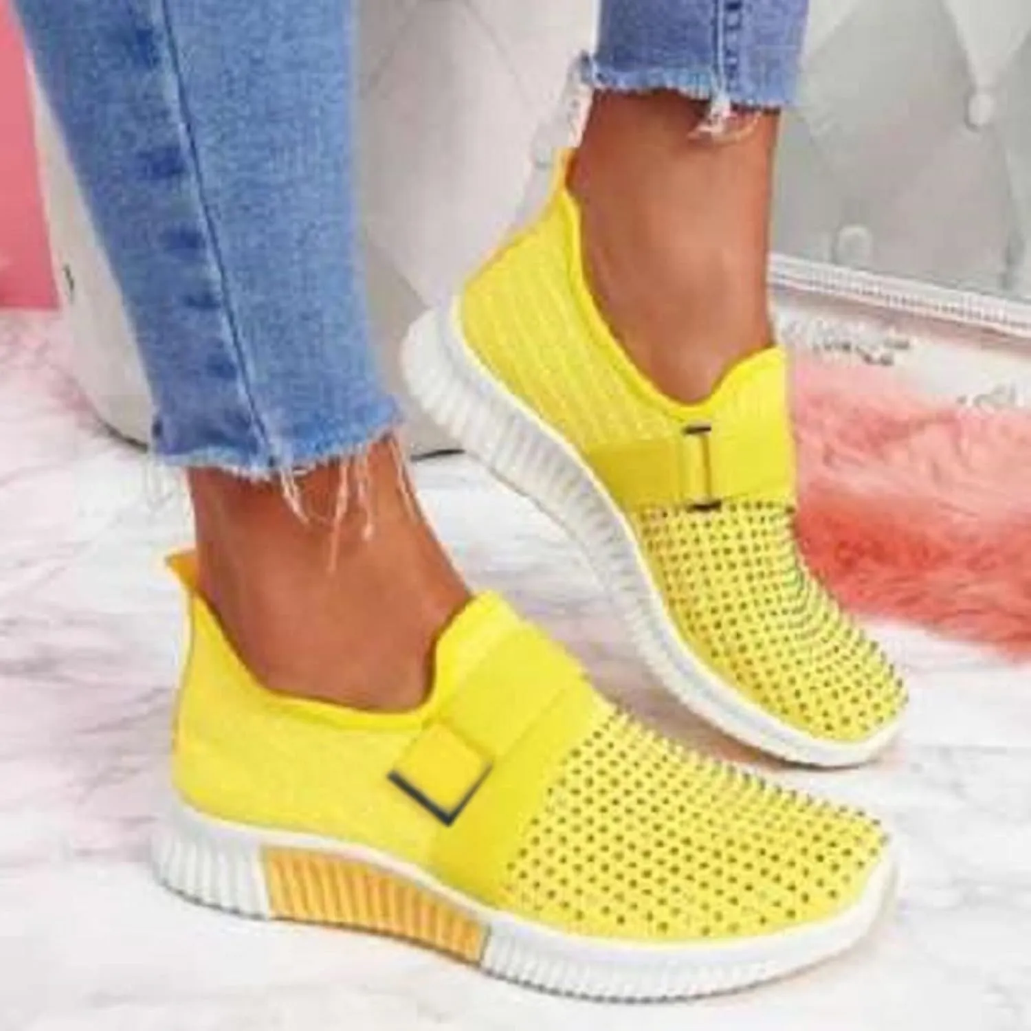 Women's Fashion Sneaker Non Slip Breathable Lightweight Comfortable Lace Up Shoes Running for Men Loafers Womens Shoes Womens Retro Sneakers