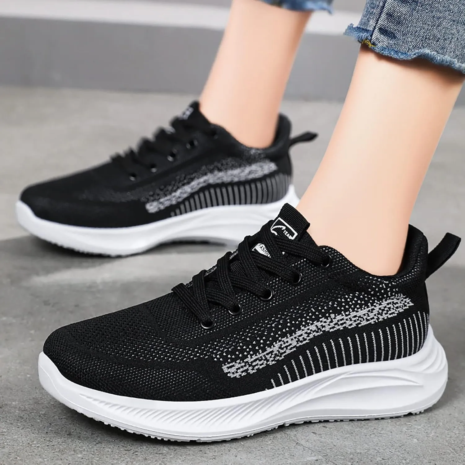 Womens High Top Sneakers Fashion Walking Shoes Women Wide Width Size 9 W Black Dress Shoes for Women Low Heel Wide Width Slip On Sneakers Women Size 8 Wide Zapatos Para Mujer Comodos Y Elegantes