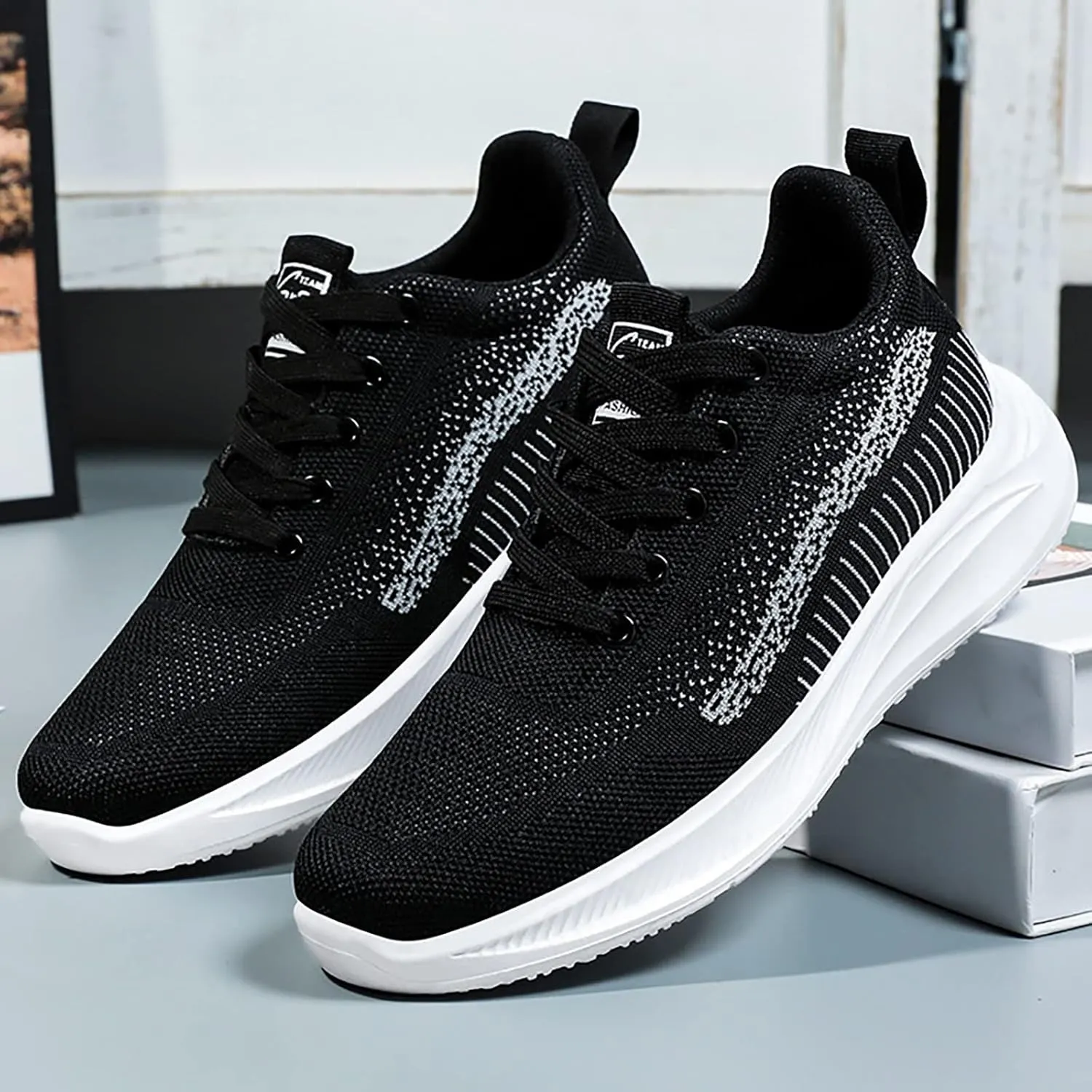 Womens High Top Sneakers Fashion Walking Shoes Women Wide Width Size 9 W Black Dress Shoes for Women Low Heel Wide Width Slip On Sneakers Women Size 8 Wide Zapatos Para Mujer Comodos Y Elegantes