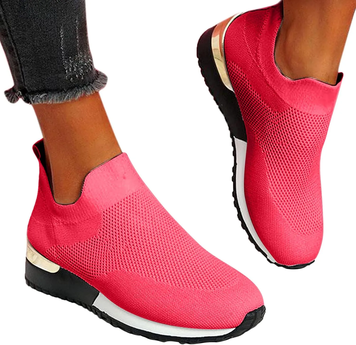 Womens Light Weight Walking Sneakers Size 10 Wide Cute Black Shoes for Women Shoes for Women Sneakers Platform Womens High Top Sneakers Thick Shoe Laces Athletic Shoes with Wide Toe Box for Women
