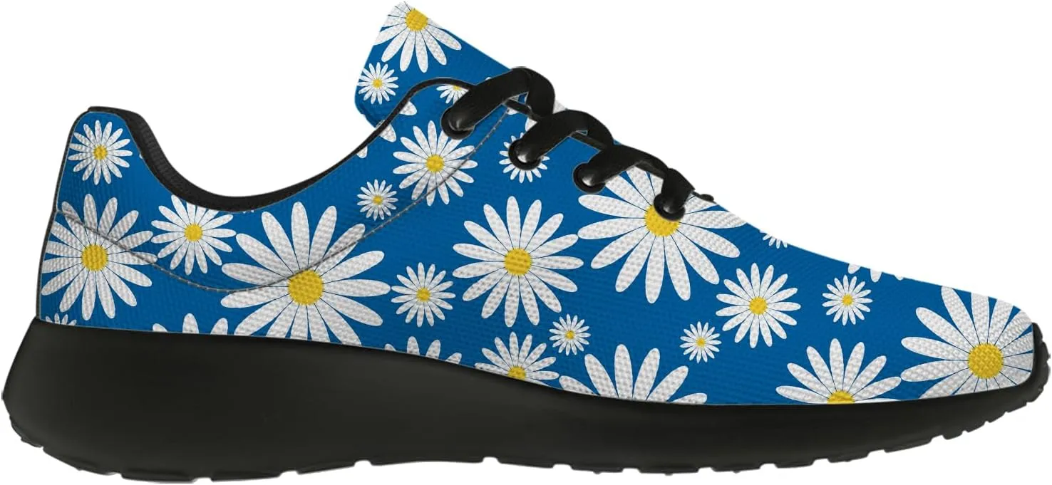Women's Men's Daisy Shoes Running Shoes Lightweight Walking Sneakers Tennis Shoes Gifts for Women Men