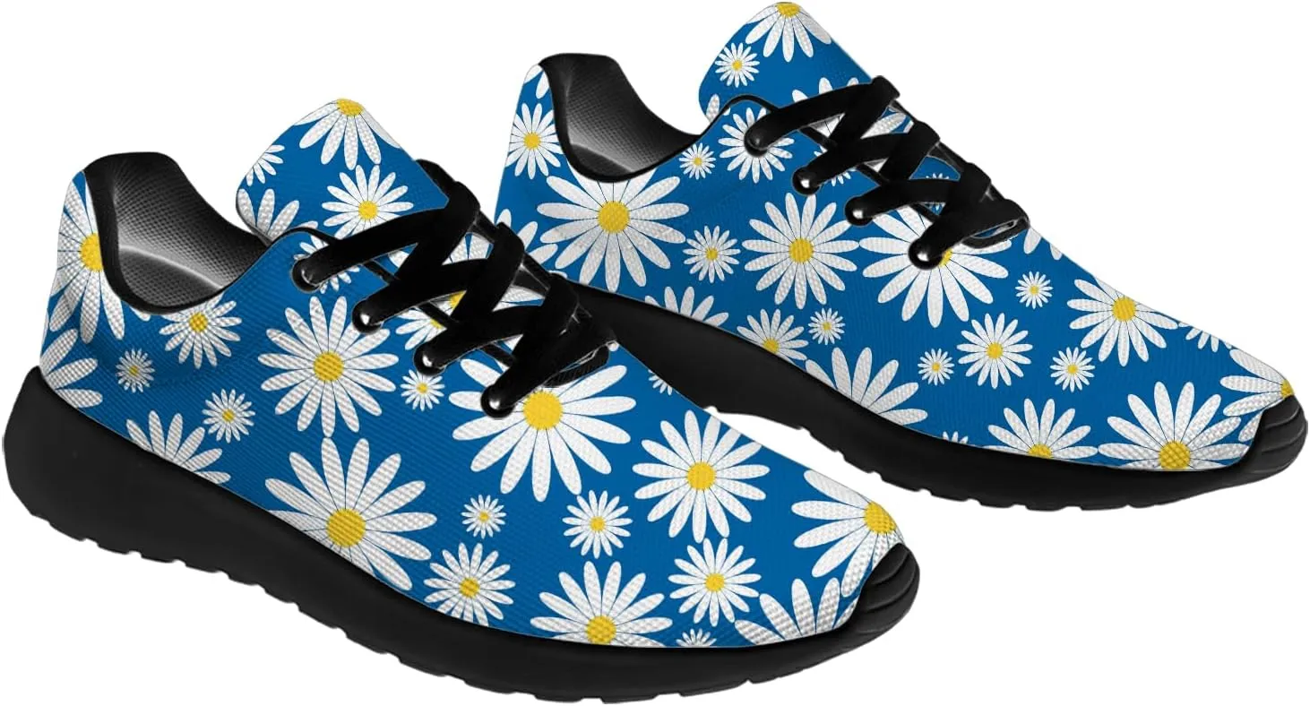 Women's Men's Daisy Shoes Running Shoes Lightweight Walking Sneakers Tennis Shoes Gifts for Women Men