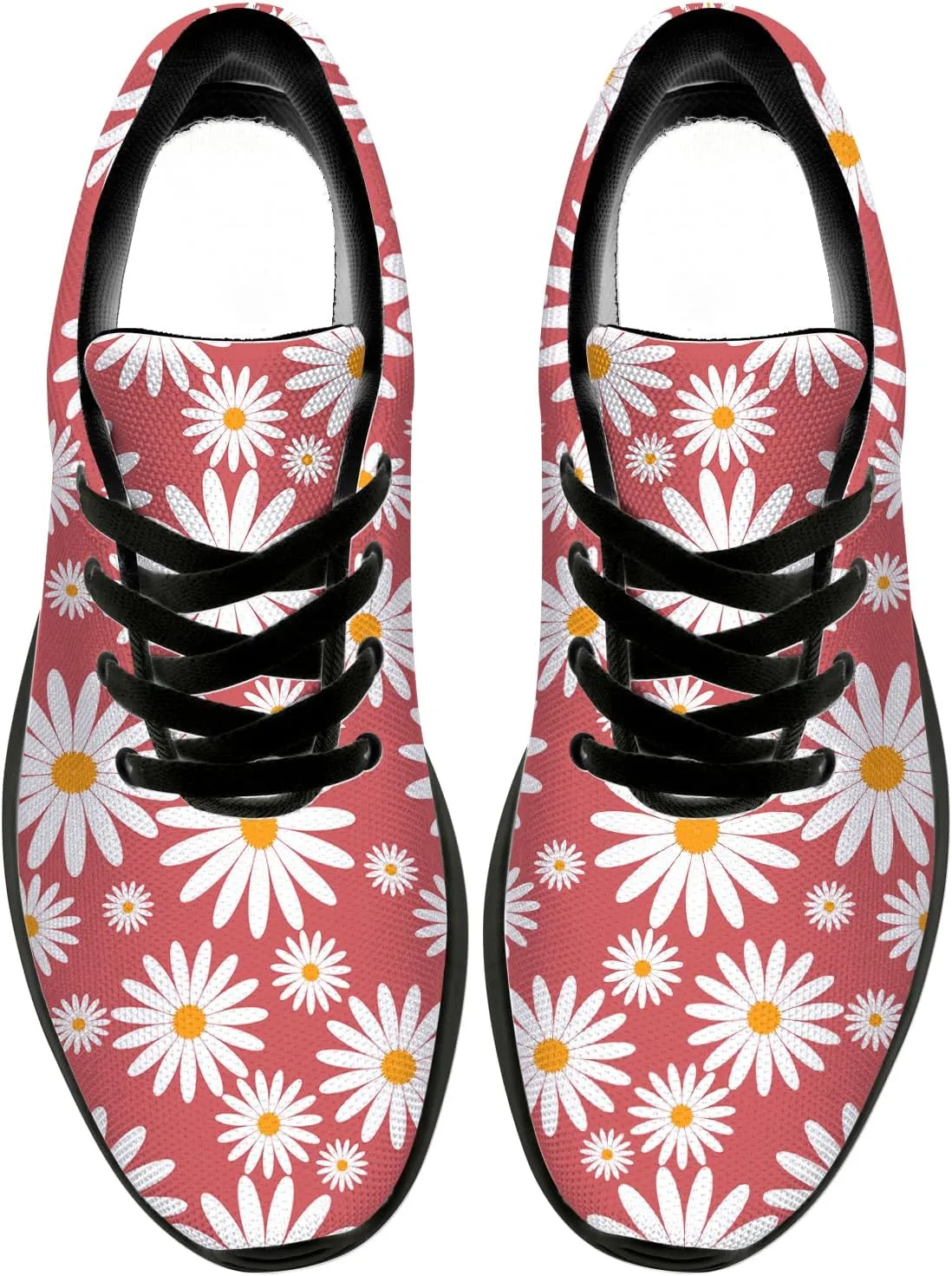 Women's Men's Daisy Shoes Running Shoes Lightweight Walking Sneakers Tennis Shoes Gifts for Women Men