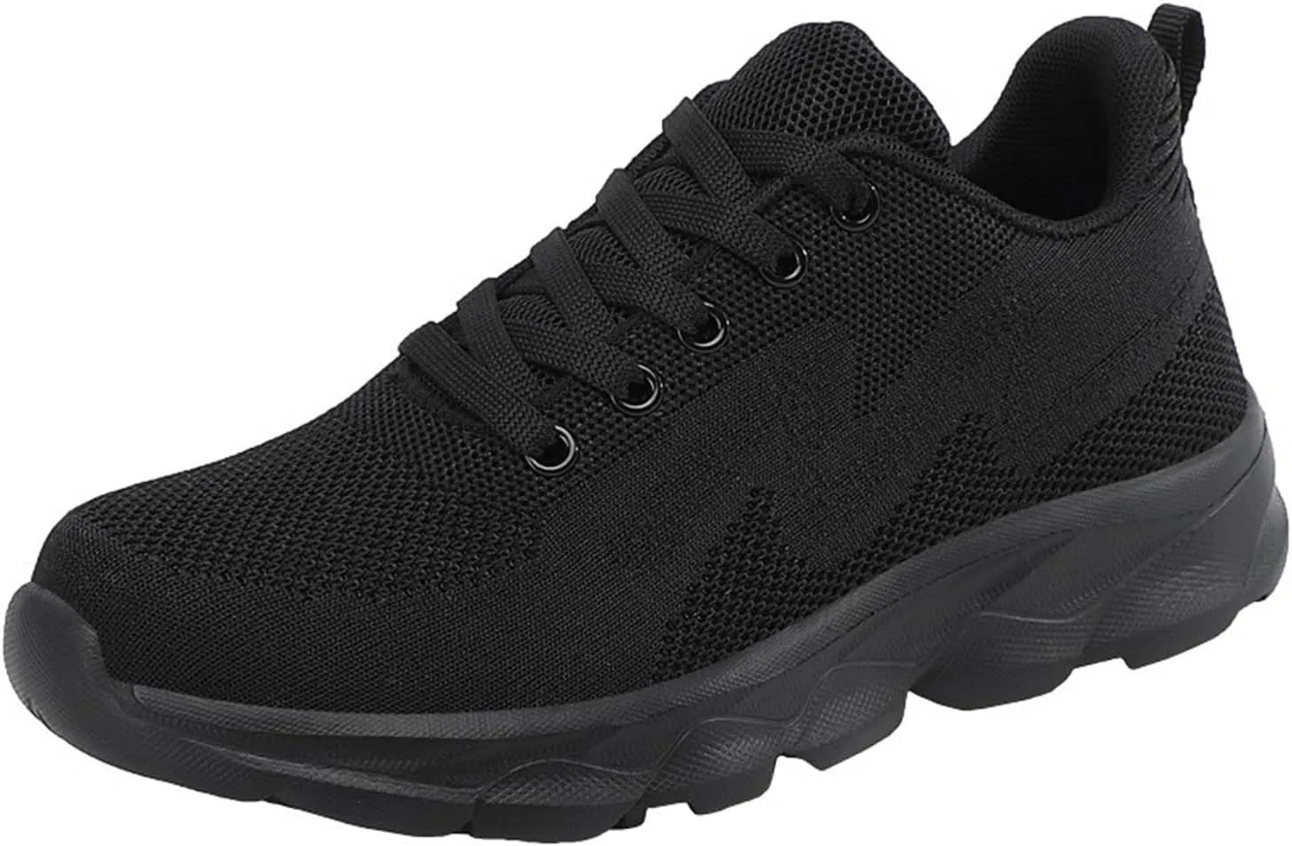 Women's Non Slip Comfortable Fashion Sneakers Lightweight Casual Sneakers for Gym Travel Work Soft Woven Shoe