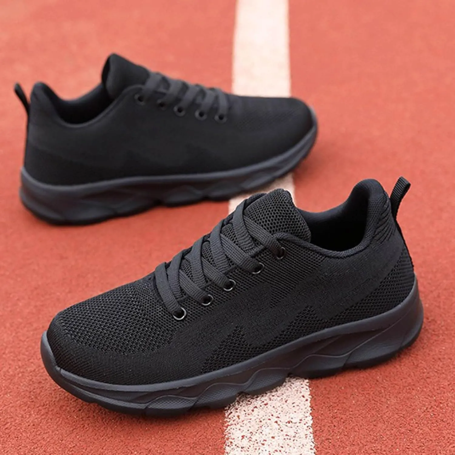 Women's Non Slip Comfortable Fashion Sneakers Lightweight Casual Sneakers for Gym Travel Work Soft Woven Shoe
