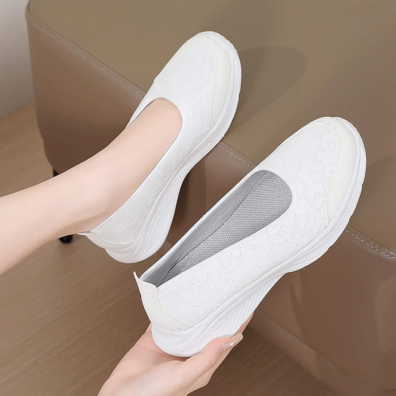 Women's Orthopedic Shoes with Adjustable Strap Non Slip Comfortable Fashion Tennis Shoes Versatile Dress Shoe