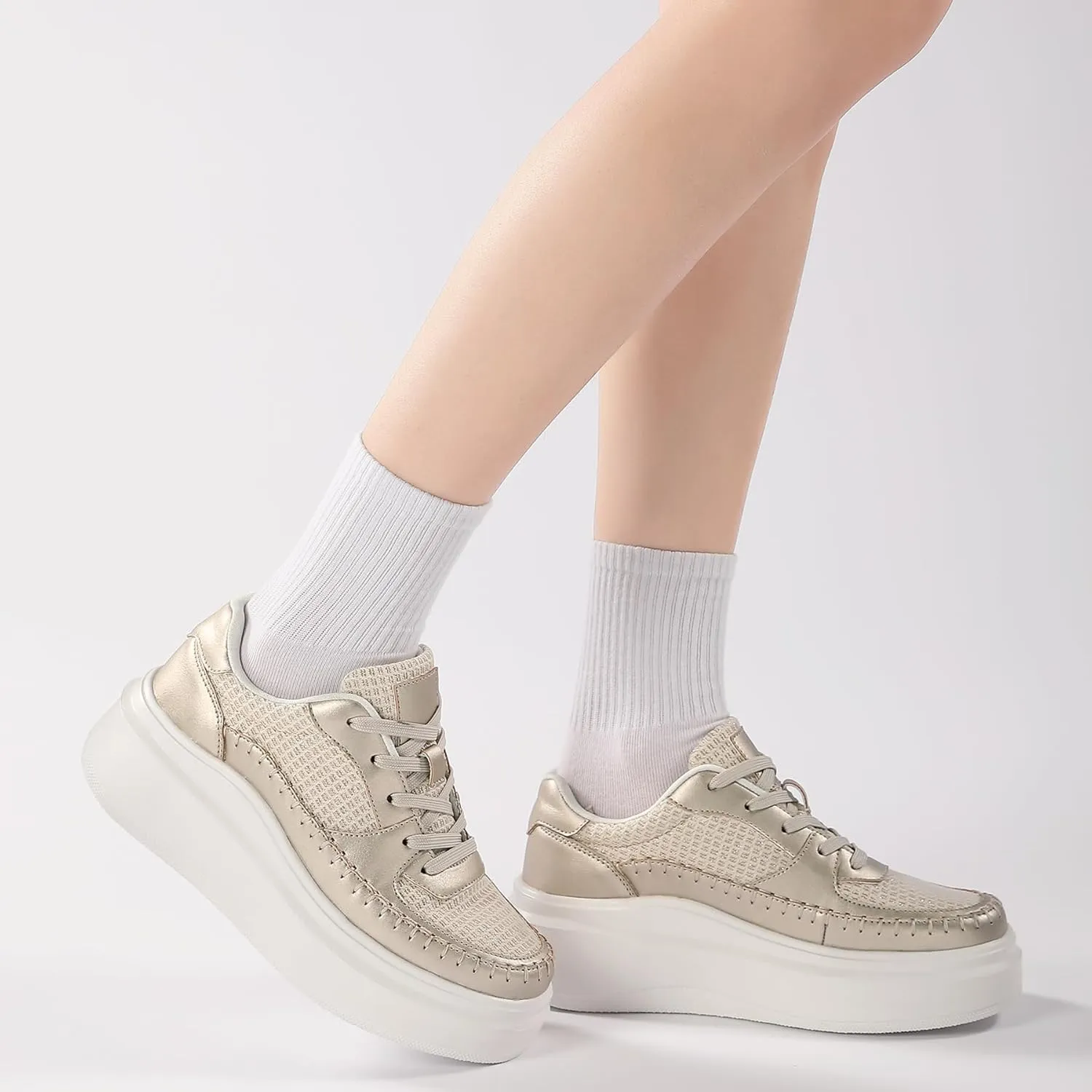 Women's Platform Fashion Shoes Classic Tennis Shoes Casual Walking Sneakers