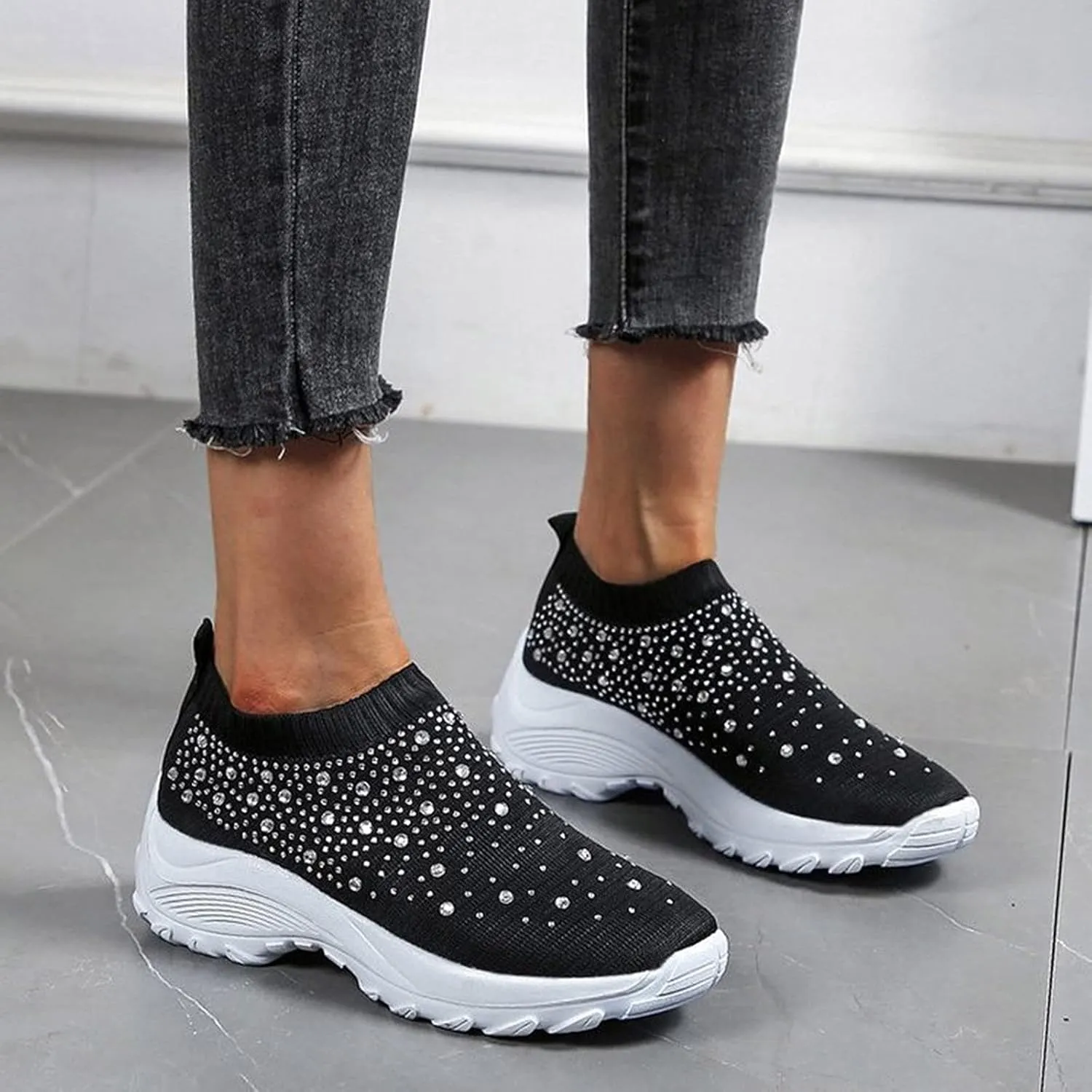 Womens Running Shoes Lightweight Orthopedic Sneakers Fashion Comfortable Walking Shoes Breathable Workout Shoes