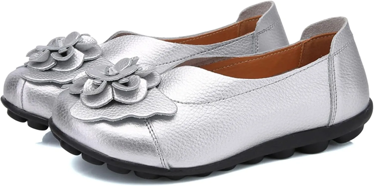 Women's Slip-On Casual Shoes Loafer Mesh Slip on Loafers Soft White Flats Slip Ons Women's Fashion Sneakers
