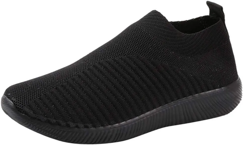 Womens Slip On Walking Shoes Lightweight Breathable Non Slip Mens Dress Shoes Lightweight Casual Work Shoes Dress Sneakers Brown Tennis Shoe Casual Loafers