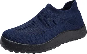 Women's Sneakers Size 8 Slip On Fashion Sneakers for Women 2023 Platform Slip On Walking Tennis Shoes for Women with Arch Support Women's Sneakers Wide Fit Zapatos Deportivos De Mujer para El Gym