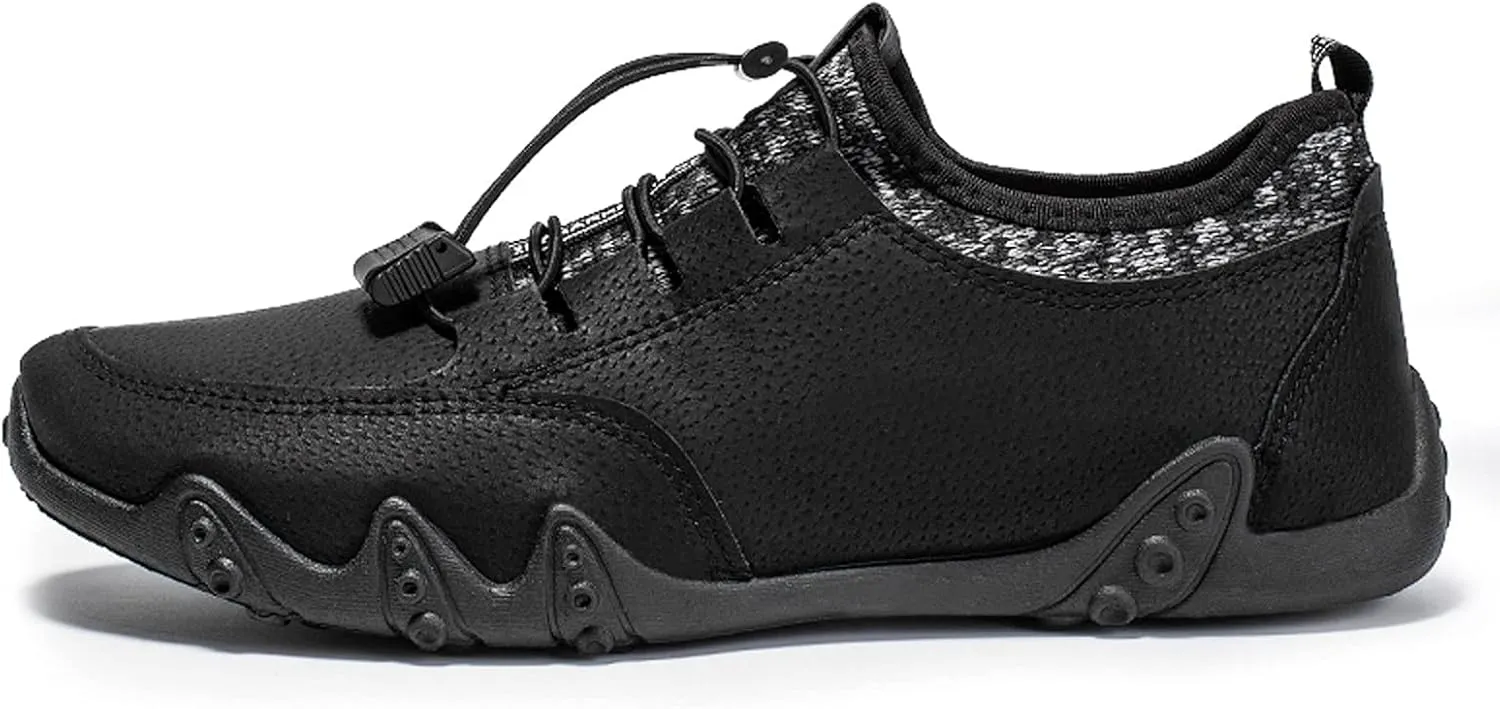 Women's Walking Sneakers Wide Width Zapatos De Trabajo Para Mujer Cross Antiderrapante Shoes for Women Sneakers Slip On Womens Walking Shoes Sock Sneakers Womens Black Tennis Shoes Slip Ons