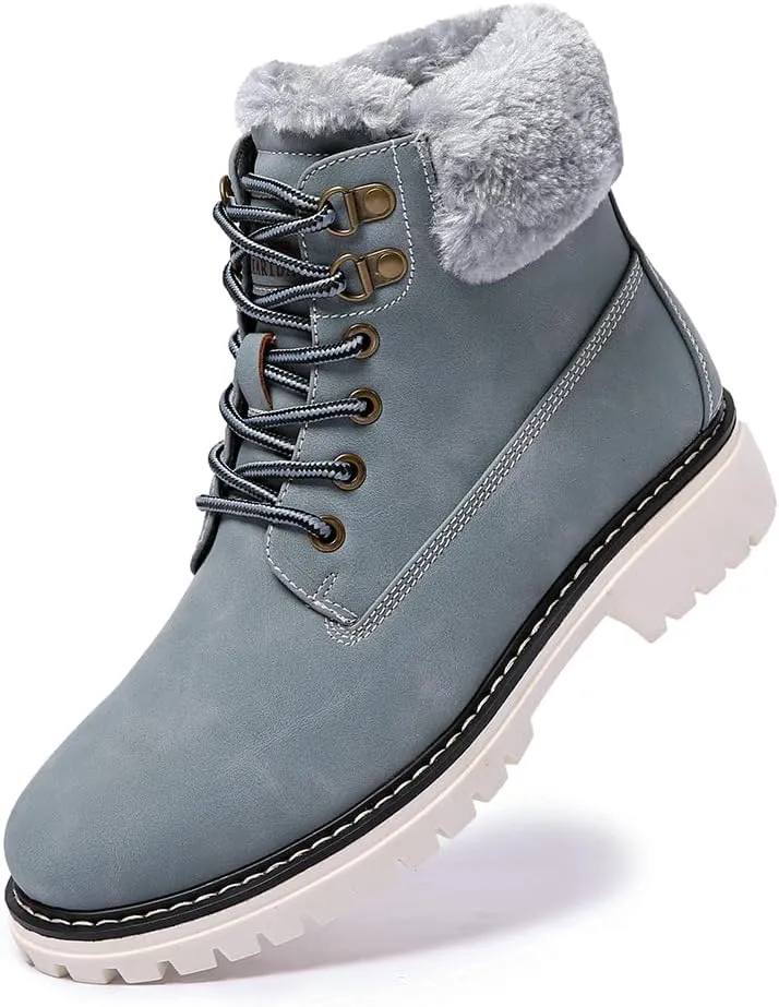 Women's Waterproof Hiking Boots - Lightweight Non-Slip Ankle Boots for Trekking