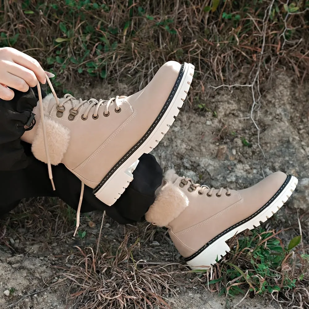 Women's Waterproof Hiking Boots - Lightweight Non-Slip Ankle Boots for Trekking