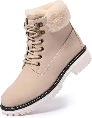 Women's Waterproof Hiking Boots - Lightweight Non-Slip Ankle Boots for Trekking