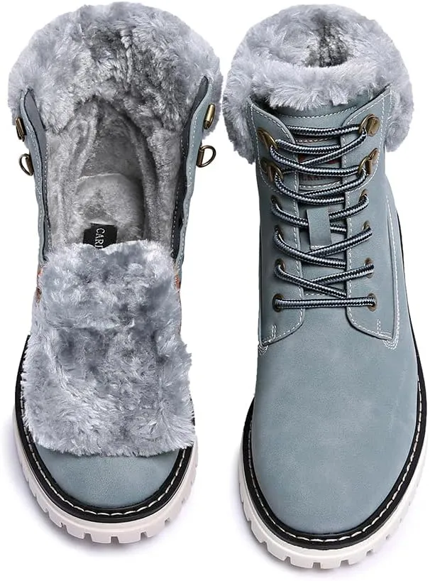 Women's Waterproof Hiking Boots - Lightweight Non-Slip Ankle Boots for Trekking