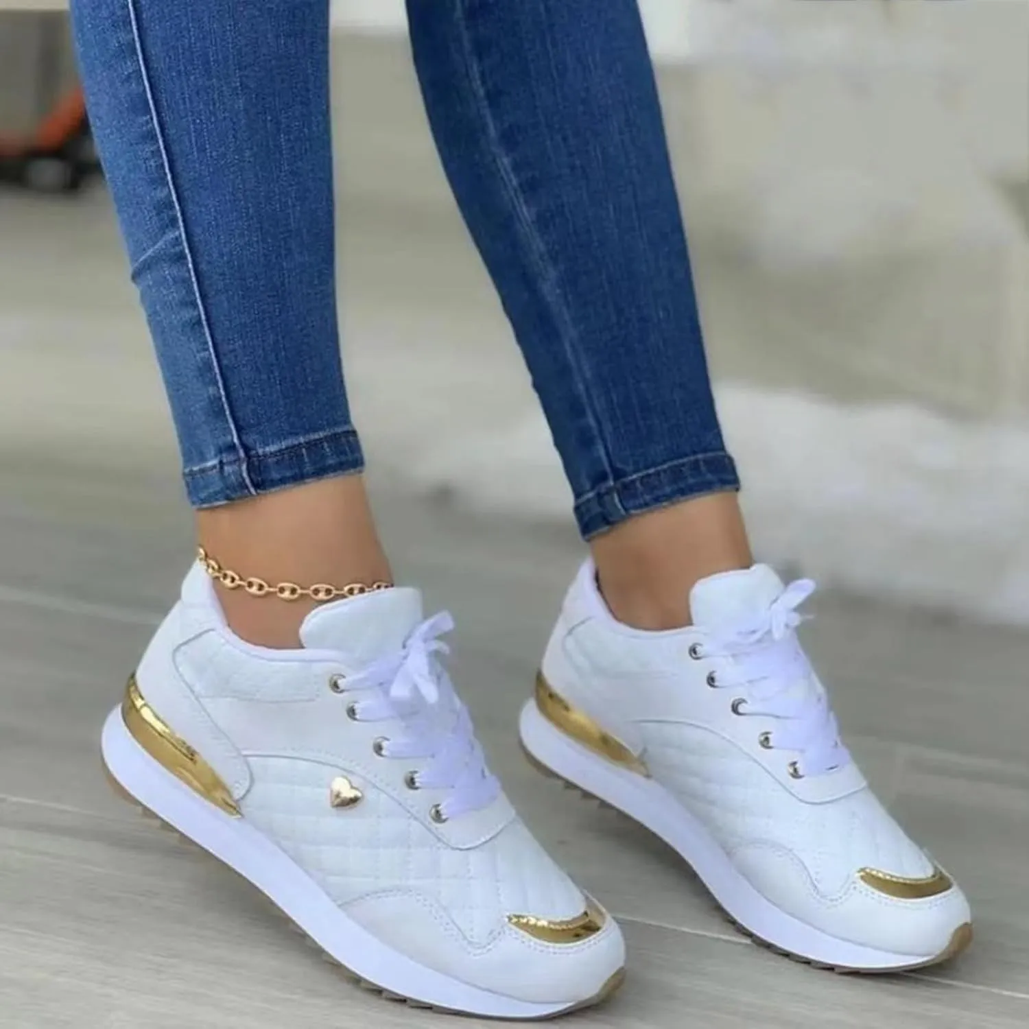 Womens White Sneakers Casual Platform Women's Lace Up Wedge Sneakers High Top Fashion Basketball Shoes for Women High Top Slip On Shoes Women Wide Toe Box Zapatos OrtopéDicos para Mujeres De Vestir
