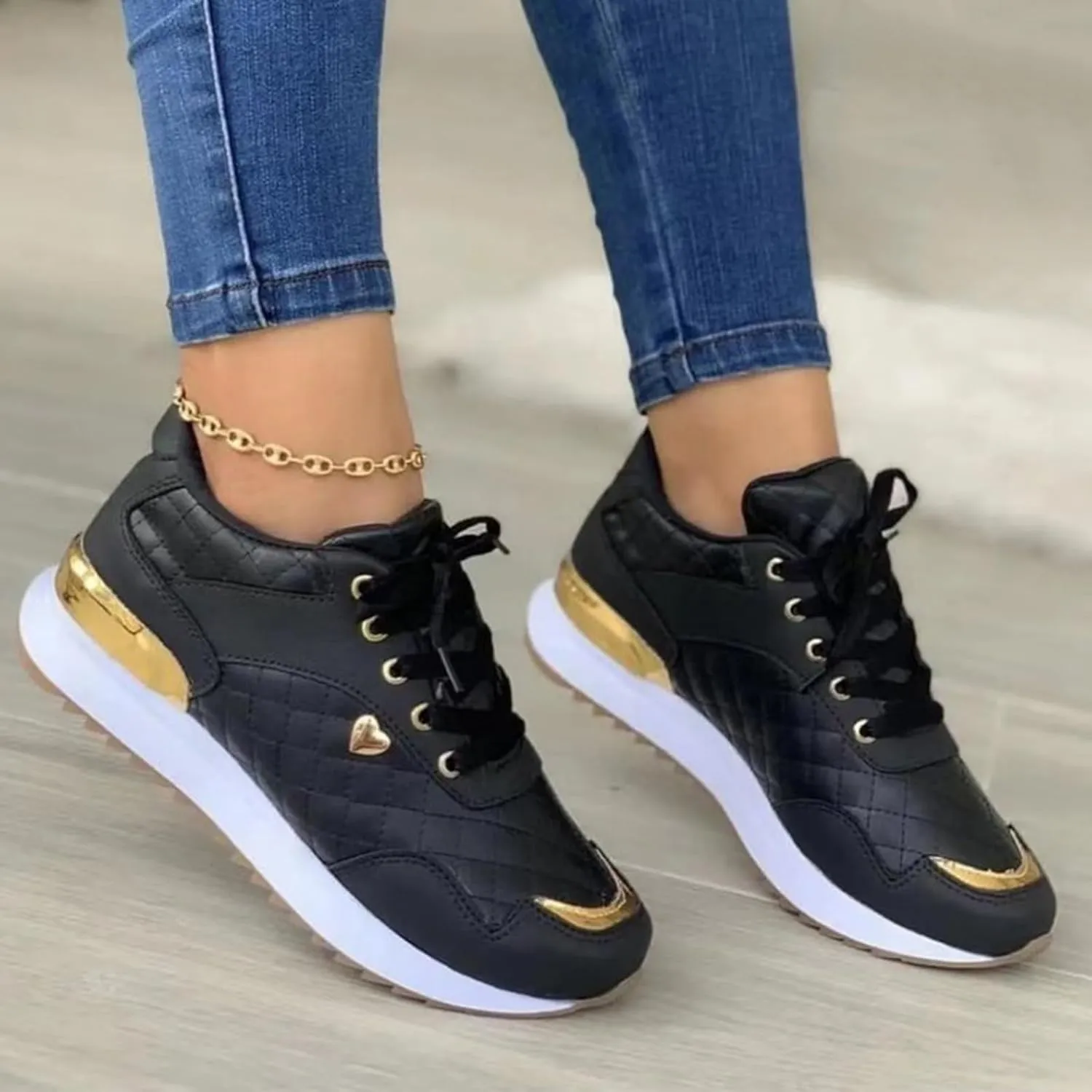 Womens White Sneakers Casual Platform Women's Lace Up Wedge Sneakers High Top Fashion Basketball Shoes for Women High Top Slip On Shoes Women Wide Toe Box Zapatos OrtopéDicos para Mujeres De Vestir