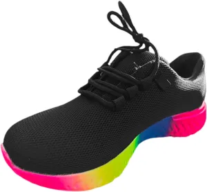 Women's Wide Width Slip On Sneakers Zapatillas Ortopedicas para Mujer Black Shoes Women Slip On Sneaker Womens High Tops Sneakers Mafeke Women Air Athletic Running Shoes Size 5