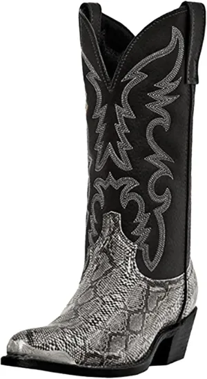 Work Boots For Men Steel Toe Pointed Head Lightweight Waterproof Hiking Boots Pull On Dress Cowboy Boots For Men