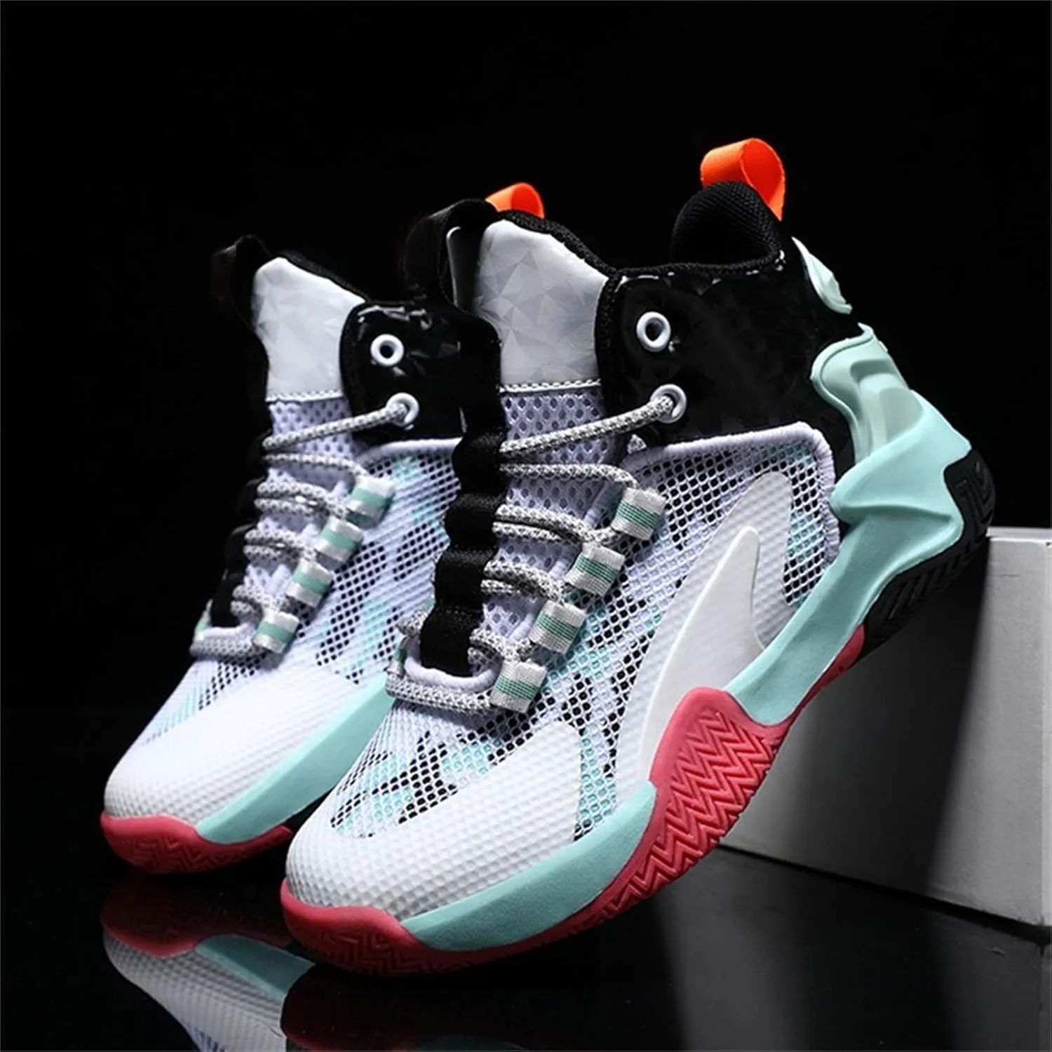 Youth Basketball Shoes Boys Grils High Top Fashion Comfort Non-Slip Footwear Kids Sneakers Boys Basketball Shoes