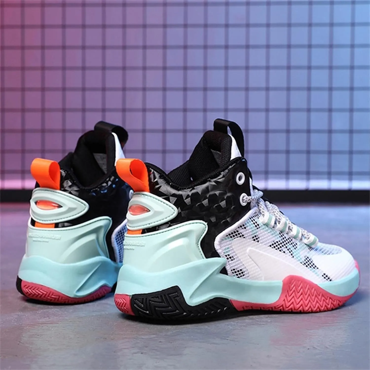 Youth Basketball Shoes Boys Grils High Top Fashion Comfort Non-Slip Footwear Kids Sneakers Boys Basketball Shoes
