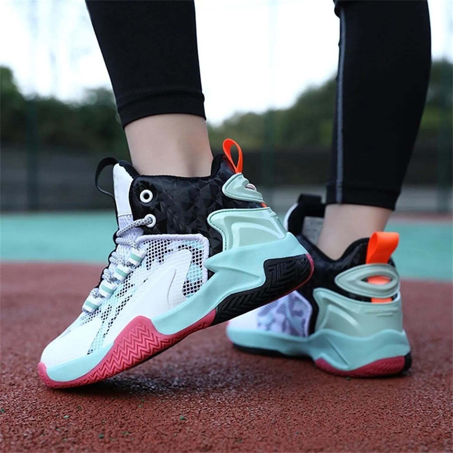 Youth Basketball Shoes Boys Grils High Top Fashion Comfort Non-Slip Footwear Kids Sneakers Boys Basketball Shoes