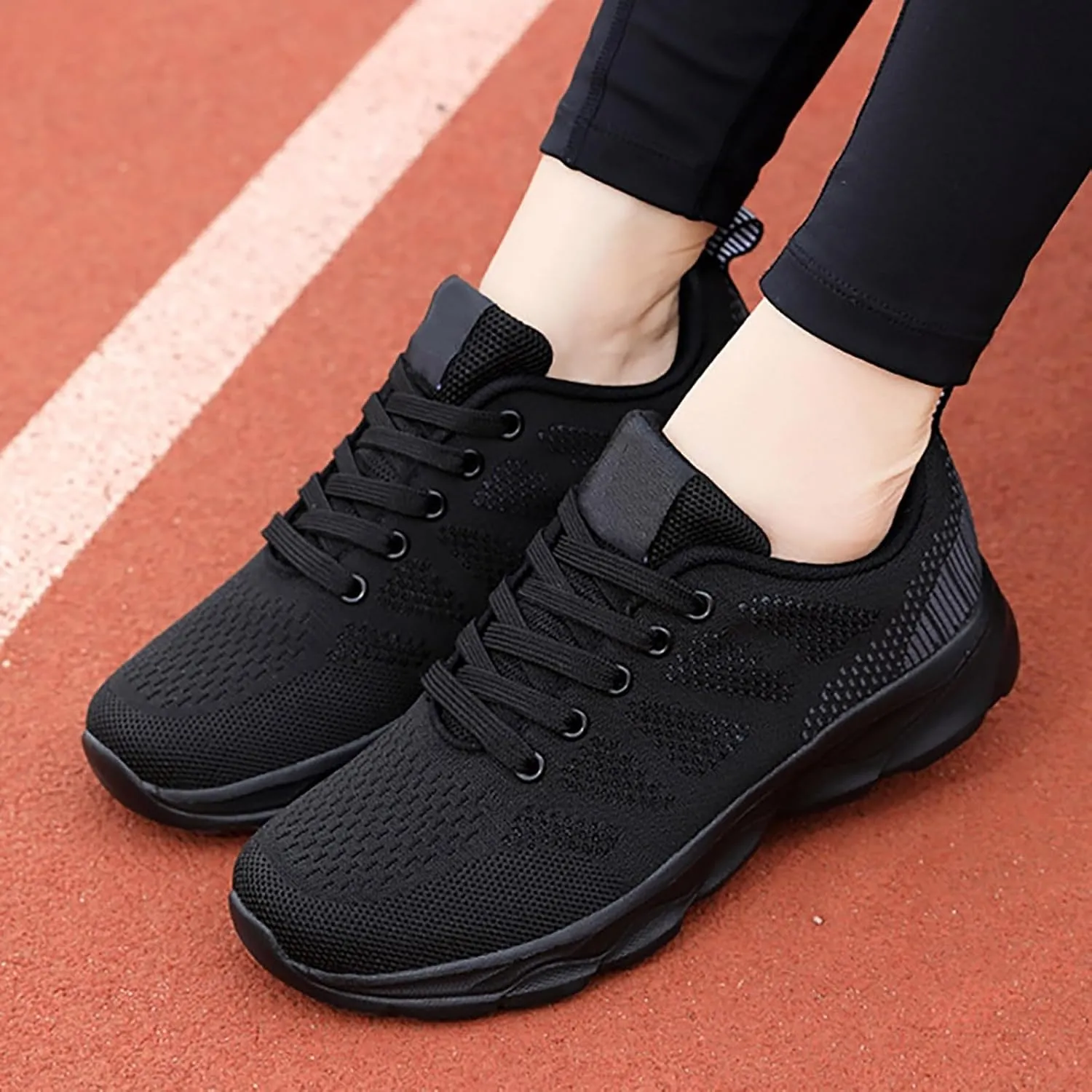 ZSpzx Orthopedic Platform Sneakers for Women Lace Up Slip-on Cushioned Footbed Jogging Tennis Sneaker Padded Insole Plantar Fasciitis Arch Support Casual Wedge Shoes Air Cushioned Walking Shoe