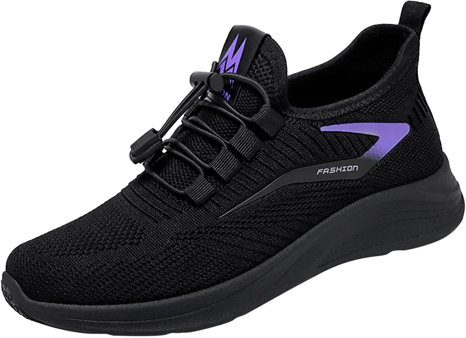 ZSpzx Running Shoes for Women Lightweight Air Cushioned Tennis Sneakers Non Slip Breathable Mesh Gym Workout Sneakers Ladies Walking Plantar Fasciitis Slip On Shoes for Gym Travel Daily Wear